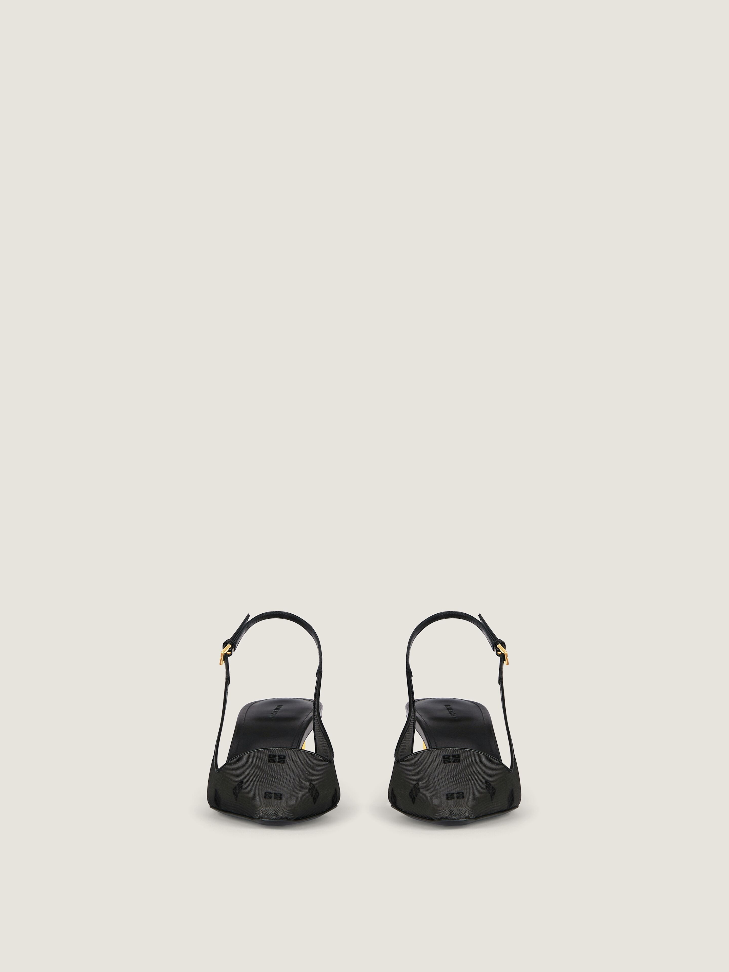 G Cube slingbacks in 4G mesh